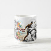 Take On Me Comic World Reaches Into Life Tasse (Mittel)