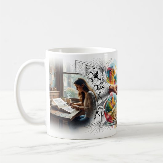 Take On Me Comic World Reaches Into Life Tasse (Links)