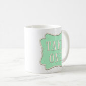 "Take One" Märchengebäck Party Pastel Green Kaffeetasse (VorderseiteRechts)