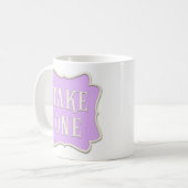 "Take One" Märchensee Party Pastel Lila Kaffeetasse (Vorderseite Links)