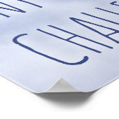 Take Over the World Cute Cat Motivation Poster (Ecke)