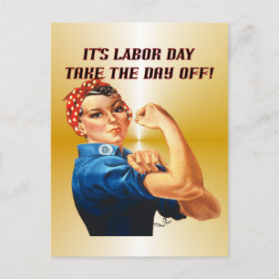 Take the Day Off Postkarte