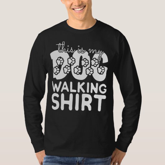 take the dog for a walk T-Shirt (Vorderseite)