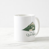 Take the Quiet Road Inspirational Mug Kaffeetasse (VorderseiteRechts)