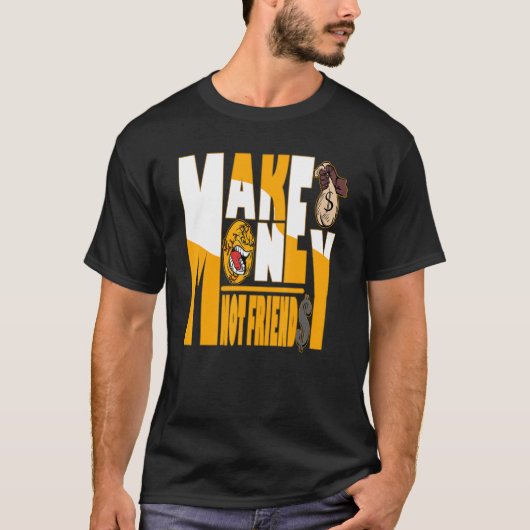 Take Time Not Friends OG Yellow Toe 1s Matching T-Shirt (Vorderseite)