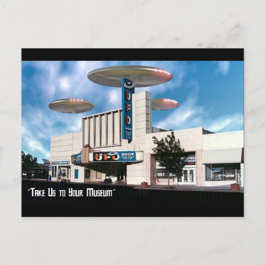 Take Us to your Museum Postkarte (Vorderseite)