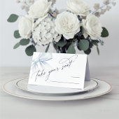 Take Your Seat | Elegant Modern Bow Table Number Platzkarte