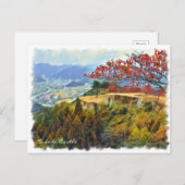 Takeda Castle ポストカード Postkarte (Vorne/Hinten)