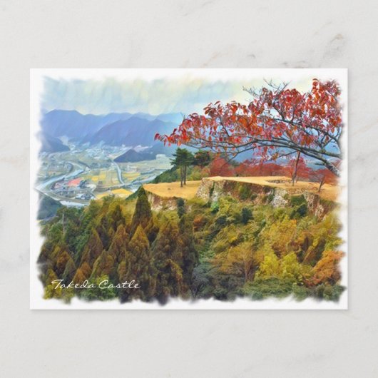 Takeda Castle ポストカード Postkarte (Vorderseite)
