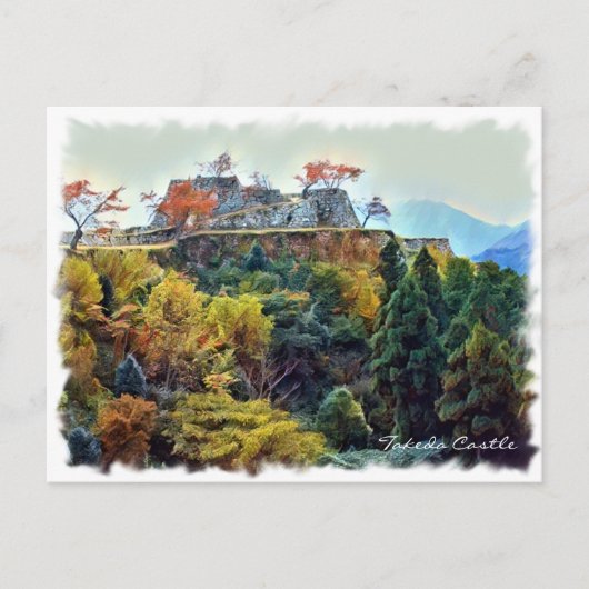 Takeda Castle ポストカード Postkarte (Vorderseite)