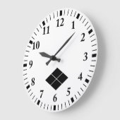 Takeda-Raute Große Wanduhr (Winkel)