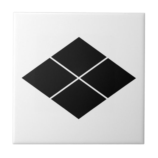 Takeda Rhombus Fliese (Vorderseite)