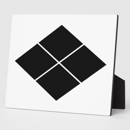 Takeda Rhombus Fotoplatte (Seite)