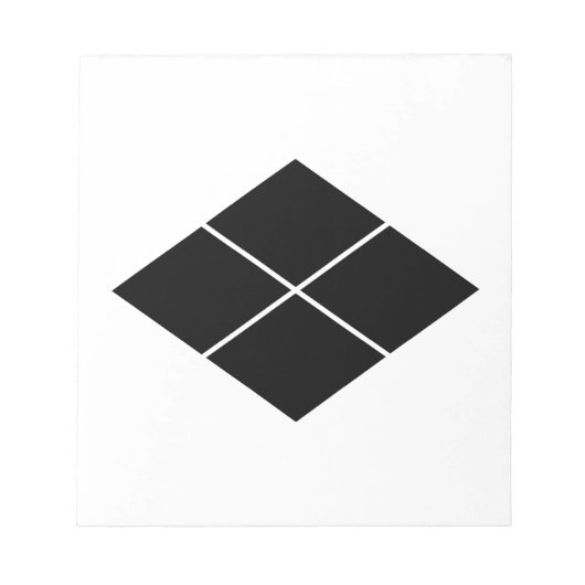Takeda Rhombus Notizblock (Vorderseite)