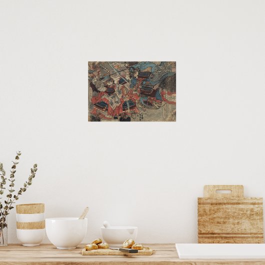 Takeda Shingen and Uesugi Kenshin kawanakajima Poster (Küche)