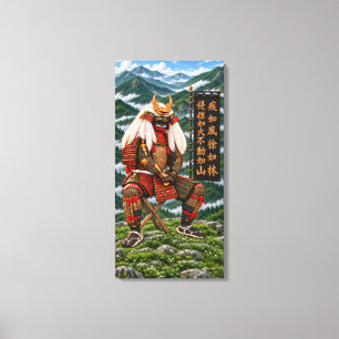 Takeda Shingen Deep Green Mountains 16x32 1,25 Zol Leinwanddruck