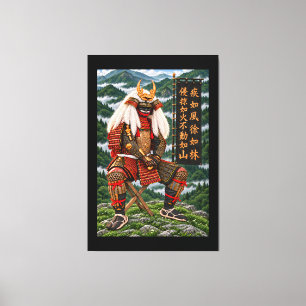 Takeda Shingen Deep Green Mountains 40x60 Leinwanddruck