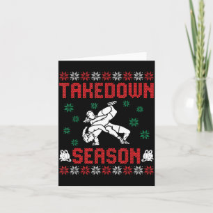 Takedown-Saison Mädchen Wrestling hässlicher Pullo Karte