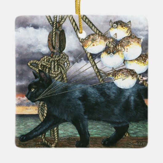 "Takelage" Keramikornament (Vorderseite)