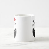 Taken Beard Funny Valentine's Day Kaffeetasse (Mittel)