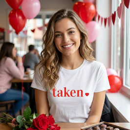 Taken Heart Minimalist Couple Love Tri-Blend Shirt