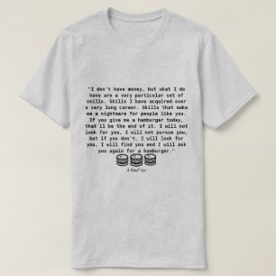 TAKEN mit Hamburgern - Ein MisterP-Shirt T-Shirt