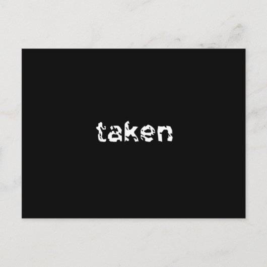 Taken Postkarte (Vorderseite)
