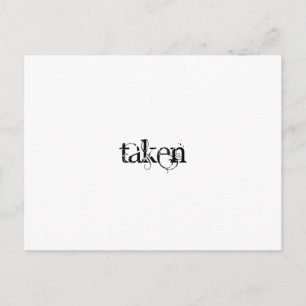 Taken Postkarte
