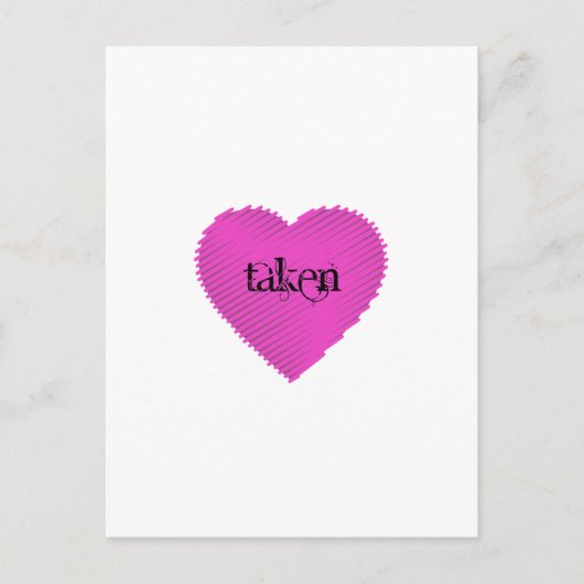 Taken Postkarte (Vorderseite)