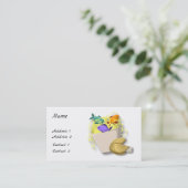 Takeout, Glückskeks und Dragon-Visitenkarte Visitenkarte (Stehend Vorderseite)