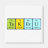 Takeru Periodenmagnet Magnet (Vorne)