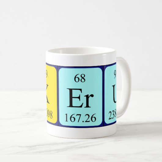 Takeru Periodenname Tasse (VorderseiteRechts)