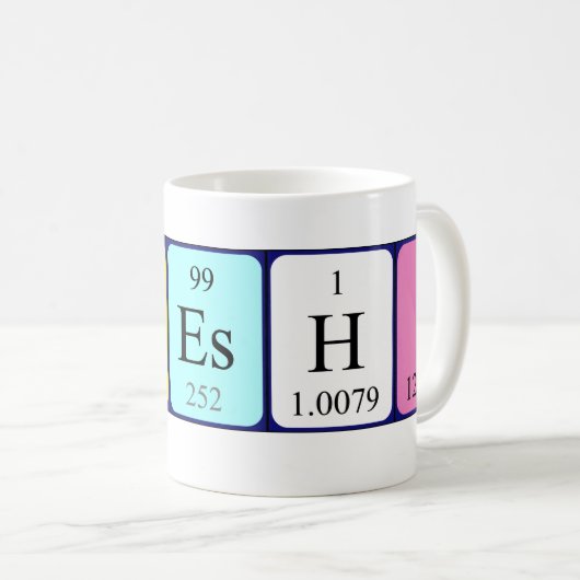 Takeshi Periodenname Tasse (VorderseiteRechts)