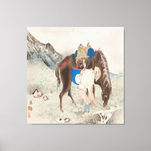 Takeuchi Seiho : Seihō jū in Fuji, PL.06 (1894) Leinwanddruck (Vorderseite)