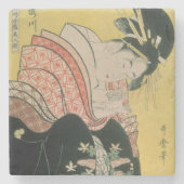 Takigawa vom Teehaus, Ogi Steinuntersetzer (Vorderseite)