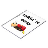 "TAKIN' IT LEICHT" LADYBUG NOTIZBLOCK (Linke Seite)