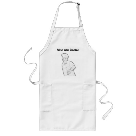 Takin nach Großvater-Schürze Lange Schürze (Vorne)