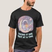 Taking It One Step at a Time Astronaut Men T-Shirt (Vorderseite)
