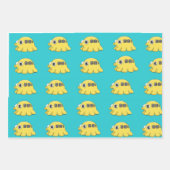 Tako Bus Wrapping Paper Flachblatt Set 3 TEST Geschenkpapier Set (Vorderseite)