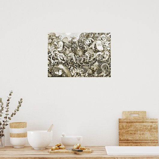 Tako emaki300 @miyasan_art poster (Küche)