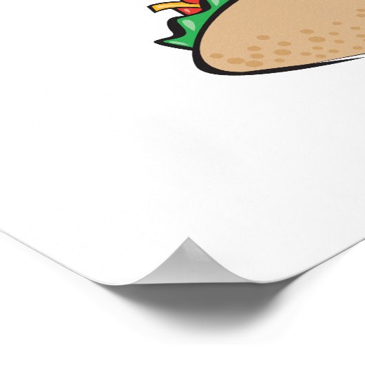 Tako mit heißer Sauce Poster (Ecke)