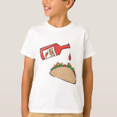 Tako mit heißer Sauce T-Shirt (Vorderseite)