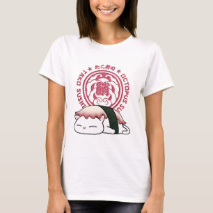 Tako Octopus Sushi Cat T-Shirt