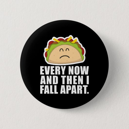 TAKO TUESDAY Ab und zu fällt mir Spaß aus Button (Vorderseite)