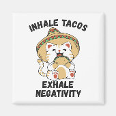 Takos atemberaubende Negativität Magnet (Vorne)