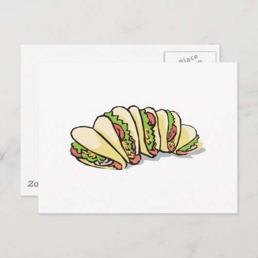 Takos Postkarte (Vorne/Hinten)