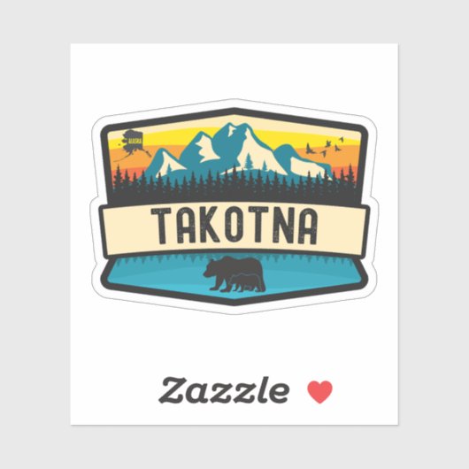 Takotna, Alaska Aufkleber (Blatt)