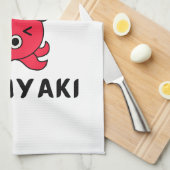 Takoyaki Geschirrtuch (Viertel Falte)