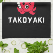 Takoyaki Geschirrtuch (Gefaltet)