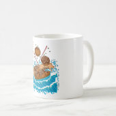 Takoyaki in der Welle Kaffeetasse (VorderseiteRechts)